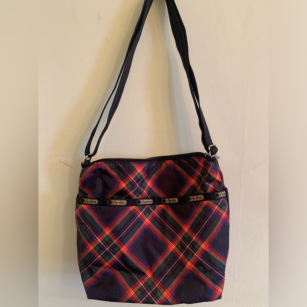 Le Sportsac Tartan Plaid Crossbody